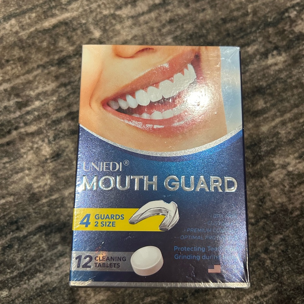 Mouth Guard - Blue and White